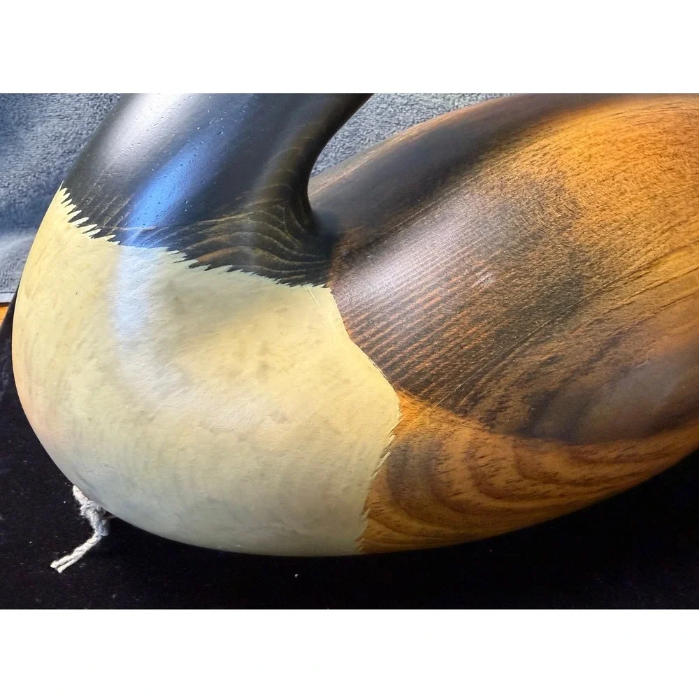 Big Sky Carvers Canada Goose Decoy with Anchor Kissy Durham Signed 16in